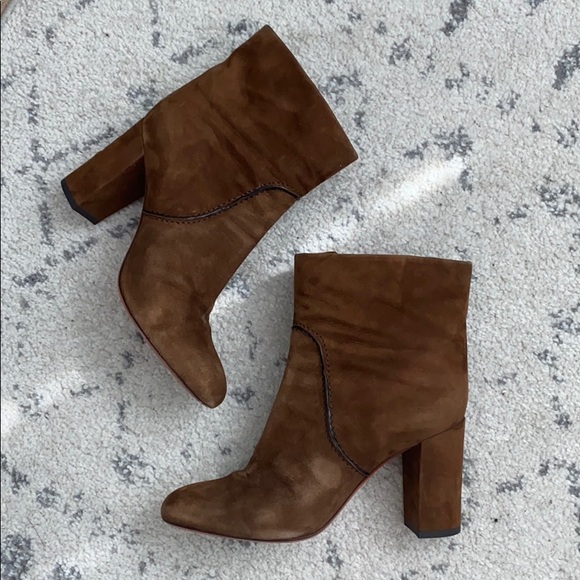 santoni suede ankle boots